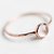 8.5 carat rose quartz Gold plated Ring by RATAN BAZAAR