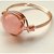 8.5 Ratti Gold plated  Original rose quartz  Ring Lab Certified Stone by RATAN BAZAAR