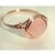 8.5 Carat Natural Stone Gold plated rose quartz Ring for unisex by RATAN BAZAAR