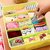 H'ENT 15 grid Plastic Organizer Box with Lid set of 4