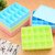 H'ENT 15 grid Plastic Organizer Box with Lid set of 4