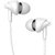 boAt BassHeads 100 In the Ear Wired Headset (White)