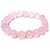 Original Rose quartz Bracelet Lab Certified Stone by CEYLONMINE