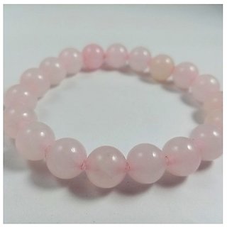 Natural Rose quartz  Bracelet For Women by CEYLONMINE