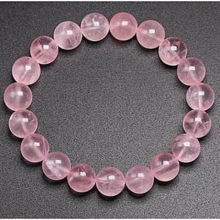 Rose quartz Bracelet  100% Original Rose quartz Stone Bracelet For Men & Women by CEYLONMINE