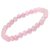 Certified Rose quartz Stone Bracelet for Men  Women by CEYLONMINE