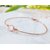 Rose quartz gold plated Bracelet for Unisex by CEYLONMINE