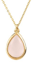6 Carat  rose quartz Pendant with lab Report Gold Plated  rose quartz Without chain by Jaipur Gemstone
