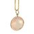 Natural 6.25 Ratti rose quartz Without chain gold plated Pendant by Jaipur Gemstone