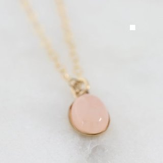9.5 Ratti rose quartz Without chain Gold Plated Pendant for Unisex by Jaipur Gemstone