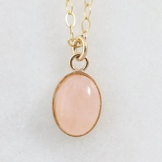9.5 ratti natural rose quartz pure Gold Plated Pendant Without chain by Jaipur Gemstone