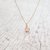 Natural  Unheated Stone 9.5 Ratti rose quartz Gold Plated Pendant Without chain by Jaipur Gemstone