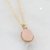 9.5 Ratti rose quartz Without chain Gold Plated Pendant for Unisex by Jaipur Gemstone