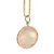 9.5 Carat 100 % Original Certified Without chain rose quartz gold plated Pendant By Jaipur Gemstone