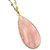 rose quartz  Pendant 9.5 carat Gold Plated Pendant Without chain  by  Jaipur Gemstone