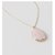 9.5 Ratti  rose quartz Pendant with Natural Gold Plated  rose quartz Without chain by Jaipur Gemstone