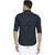 HFN'S - Men Casual Cotton Shirt with Checks Printed - Navy Blue