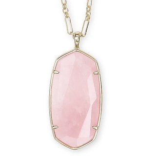 5.25 Ratti  rose quartz Pendant Natural Gold Plated Stone Without chain by Ceylonmine