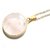 6 ratti stone pure  rose quartz Gold Plated Pendant Without chain by  Ceylonmine