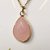 7 ratti Natural rose quartz Stone Gold Plated Pendant Without chain Pendant by Ceylonmine