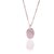 7.25 Carat Original Panchdhatu Without chain rose quartz gold plated Pendant by Ceylonmine