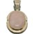 Gold Plated  rose quartz  Pendant 7.25 ratti  rose quartz  Pendant Without chain by Ceylonmine
