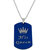 Sullery Valentine Day Gift His Queen Her King Love Couple Locket Blue And Silver 02 Necklace Chain
