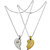Sullery Friendship Day Gift Best Friend Broken Heart Gold And Silver 02 Necklace Chain