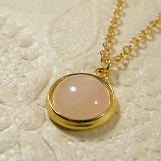 100  Natural  rose quartz 9 Carat Gold Plated Pendant Without chain by Ceylonmine