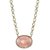 9 Ratti Natural IGI Lab Certified  rose quartz Without chain Gold Pendant By Ceylonmine