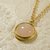 100  Natural  rose quartz 9 Carat Gold Plated Pendant Without chain by Ceylonmine