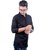 ALMORA Black Regular Fit Solid Casual Shirt for Men