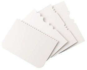 sell net retail  Plastic Cake Scrapers Set for Icing, 4-Pieces, White