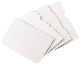 sell net retail  Plastic Cake Scrapers Set for Icing, 4-Pieces, White