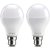Epsila 9W LED Bulbs (Pack of 2, Cool Day Light, B22)
