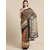 Sharda Creation Red And Black Polka Dot Print Saree