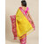 Sharda Creation Yellow And Pink Embellished Saree