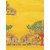 Sharda Creation Yellow And Red Animal Print Mysore Silk Saree