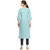 Dhumketu Torquish  Glorious Cotton Kurti