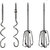 Baltra Rider Multifunctional Hand Mixer for Egg Beater and Food Blender with 7 Speed Handheld Processor Automatic