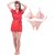 Night dress Nighty With robe And  Lingerie set for Women/Ladies/Girls Nightwear Net babydoll dress R+P