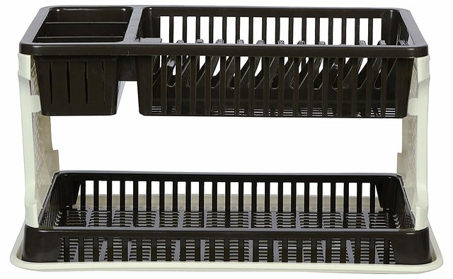 Buy Kitchen Organizer Rack Plastic Kitchen Rack with Water Collecting ...