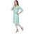 Canis Lupus Women's Ethnic Rayon Kurti ( Sea Green )