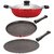 Nirlon Non-stick Coated Stain Resistance Aluminium Cookware Utencils Combo