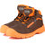 Blackburn Orange Lace-up Leather Safety Shoes