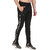PYJAMA SINGH Men Black Polyester Running Track Pant