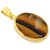 Raviour Lifestyle Tiger eye panchdhatu pendant  for men & women Gold-plated Pendant