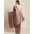 Meia Wine And Gold Embellished Art Silk Saree
