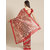 Meia Red And Rama Mysore Silk Printed Saree