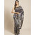 Meia Navy Blue And Gold Embellished Art Silk Saree